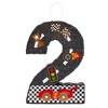 Blue Panda Number 2 Race Car Pinata for Two Fast Birthday Decorations, Party Supplies, Small, 16.5 x 11.85 x 3 In - 4 of 4
