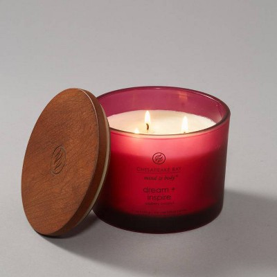 Amber Soy Scented Jar Candle with Wood Lid