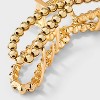 Metal Round Studded Loop Hair Claw Clip - A New Day™ Gold - 3 of 3