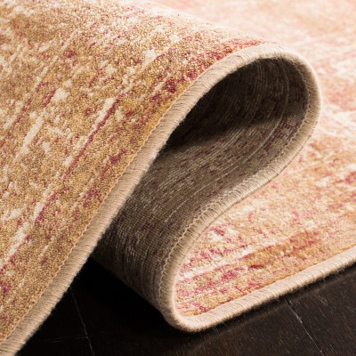 Taupe Rectangular Reversible Viscose Area Rug