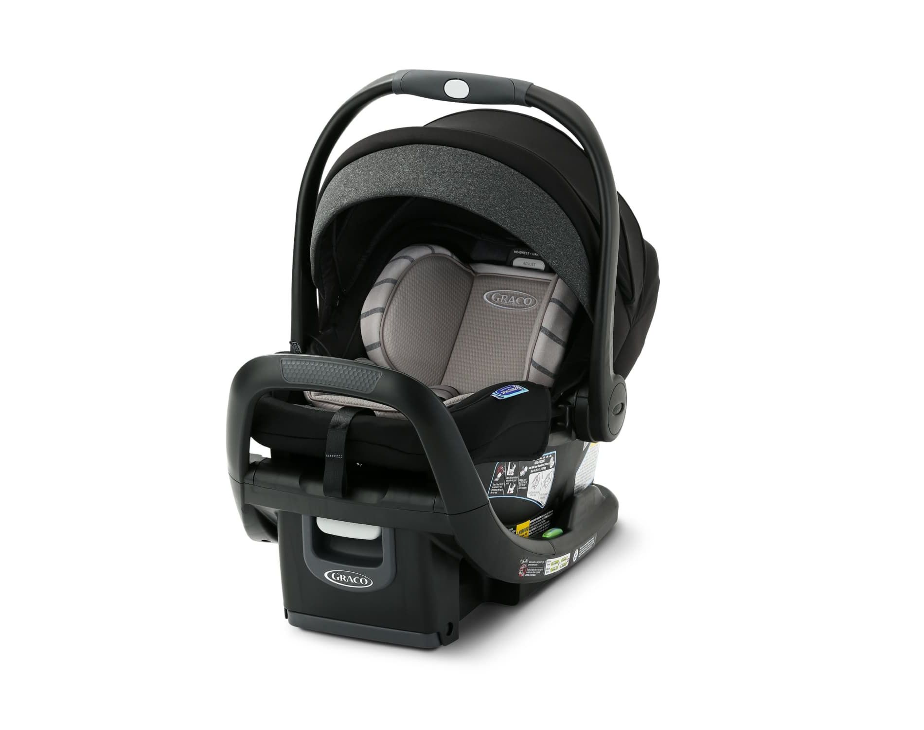 Graco SnugRide SnugFit 35 DLX Infant Car Seat with Anti-Rebound Bar - Maison: LATCH Compatible, Machine Washable