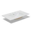 Saint Birch Ceramic Single Bathroom Vanity Top With Sink 3 Hole - 4 of 4