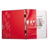 Charles Leonard VariCap Expandable Binder, 2 Posts, 6" Capacity, 11 x 8.5, Red - 4 of 4