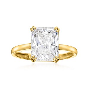 Ross-Simons 4.25 Carat CZ Ring in 14kt Yellow Gold - 1 of 4