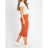 Women's SUGAR ALMOND SLIT KNIT MIDI - Skylar + Madison - 2 of 4