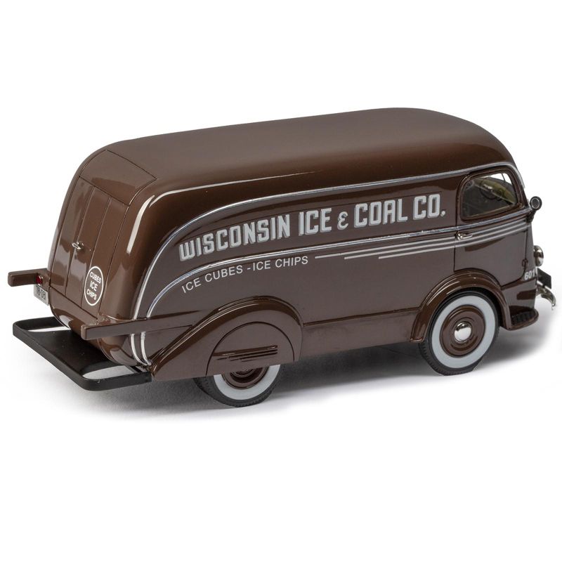 1938 International D-300 Delivery Van Brown Limited Edition to 125 pieces Worldwide 1/43 Model Car by Esval Models, 3 of 6
