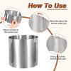 Unique Bargains Stainless Steel Round Adjustable Nonstick Cake Ring 2 Pcs - 4 of 4