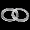 Unique Bargains Car Speaker Spacer Ring Transparent Acrylic - 4 of 4