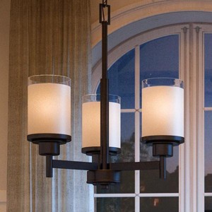Urban Ambiance Luxury Contemporary Chandelier,  19.625"H x 17"W,  Olde Bronze Finish, UHP2016 - 1 of 4