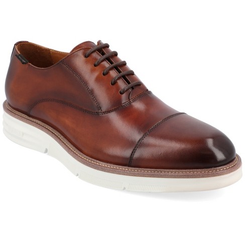 Men's Leo Oxford Dress Shoes - Goodfellow & Co™ Brown 7 : Target