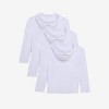 X RAY 3 Pack Kids And Boys 100% Cotton Long Sleeve Hoodie T-Shirts - 2 of 4