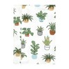 Hudson Baby Cotton Flannel Burp Cloths, Plants 4 Pack, One Size - 3 of 4
