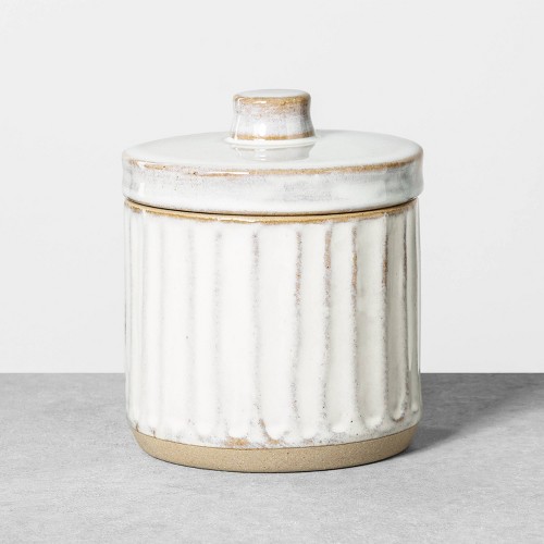 Hearth & Hand Sugar Canister & Wood Lid by Magnolia