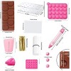 Cake Pop Molds Kit 717PCS Lollipop Cake Pop Maker Set w/ Cake Pop Stand, Cake Pop Sticks and Wrappers, Decorating Pen, 4 Piping Tips, Measuring Cup - 2 of 4