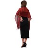 INSPIRE CHIC Women's 100% Polyester Fashion Pashmina Shawls 190 x 45 cm 1 Pc - 2 of 4