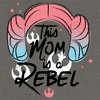 Junior's Women Star Wars Mother's Day Leia Rebel Mom Sweatshirt - 2 of 4
