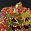 Seasonal LLC Prismatic Iridescent Pumpkin Set of 3 (8", 12", 16"), LED lights - 4 of 4