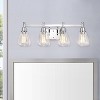 Chloe Lighting Hudson Transitional 4 Light Chrome Bath Vanity Fixture 29" Wide - 4 of 4