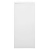 vidaXL Sliding Door Cabinet Gray 35.4 in.x15.7 in.x35.4 in. Steel - 3 of 4