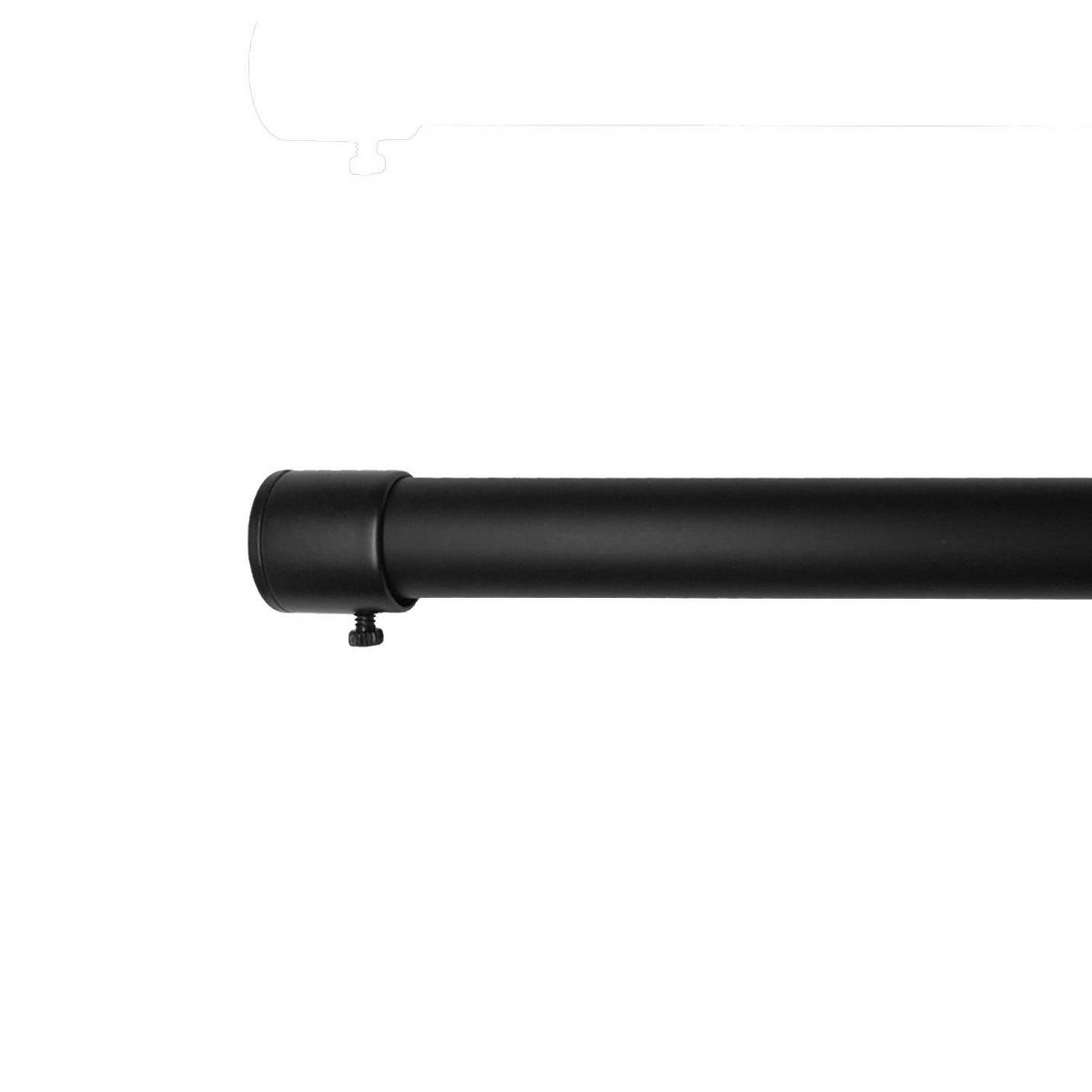 Lumi Home Furnishings Decorative Drapery Single Condo Rod Set Matte