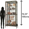 Howard Miller 680691 Ansel Ii Curio Cabinet 680691 Smoke Grey - 4 of 4