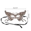Unique Bargains Halloween Christmas Butterfly Half Face Party Mask 1 Pc - 2 of 4