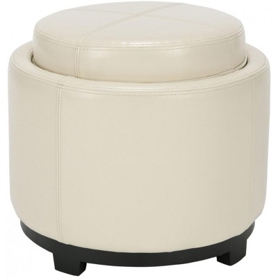 Chelsea Round Tray Ottoman  - Safavieh