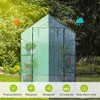 Hanience Walk-in Outdoor/Indoor Covered Portable Plant Greenhouse for Gardens, Patios, and Yards with 8 Wired Shelves, and Roll-Up Zippered Door - image 3 of 4