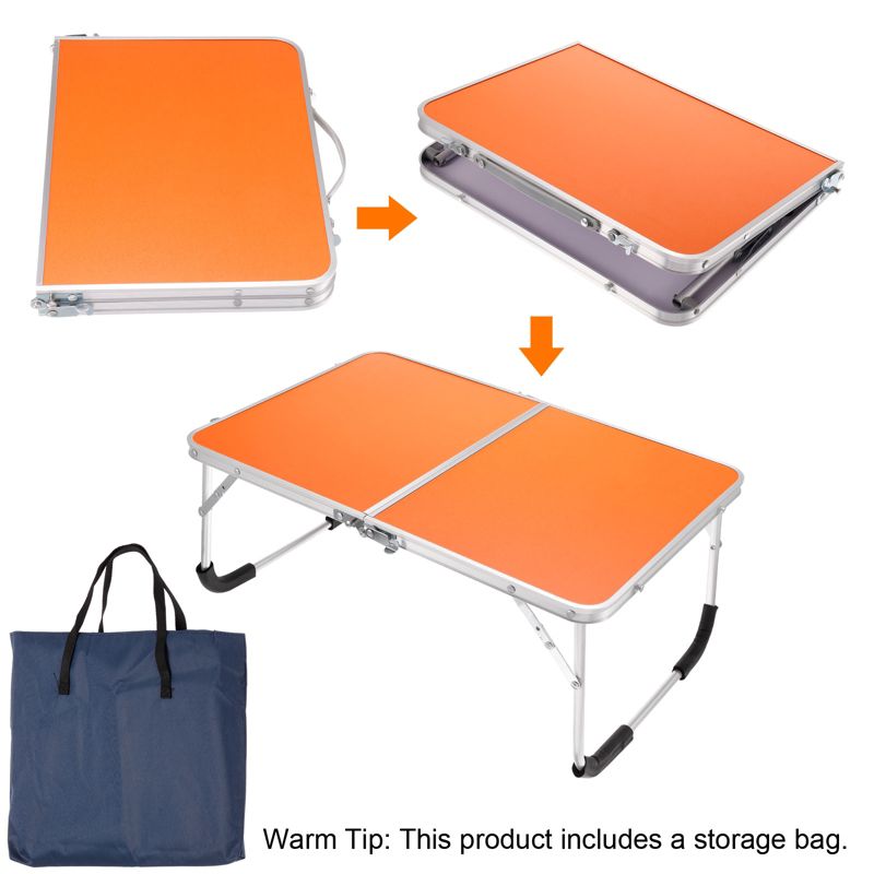 Unique Bargains Bed Sofa 24 x 16.1 x 10.6-inch Portable Foldable Laptop Table Working Desks with 1Pc Tote Bag, 3 of 6