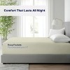 Kickoff 300 Thread Count 100% Organic Bamboo Viscose Fitted Sheet Only, Extra Deep Pocket, Cooling & Breathable, Double Stitching, Bedding Sheet - 4 of 4