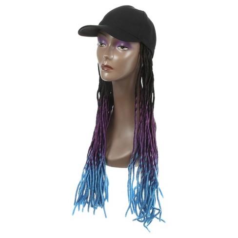 Unique Bargains Baseball Cap With Hair Extensions Braided Wig