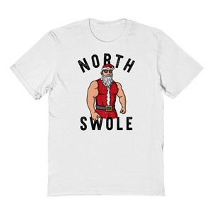 Famous In Real Life Men's North Swole Short Sleeve Graphic Cotton T-Shirt - 1 of 3