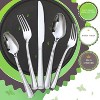 LunaLulinlk 20 Piece Silverware Sets, Stainless Steel Flatware, Spoons and Forks Cutlery Set - 4 of 4