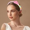 Unique Bargains Gilr's Classic Flower Headbands 5.51"x4.72"x1.34" 1 Pc - 2 of 3