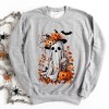 Simply Sage Market Women's Graphic Sweatshirt Floral Halloween Ghost - 3 of 4
