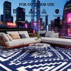 Okak Modern Reversible Large Carpet Area Rug for Outside Camping,Patio,Big Size Outdoor Easy-to-maintain Carpet - 3 of 4