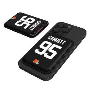 Keyscaper NFL Cleveland Browns Players Game Tactic Black Magnetic Credit Card Wallet - 1 of 3