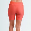 Calypsa Women's Chlorine Resistant High Waisted Mid-Thigh Swim Shorts - 2 of 4