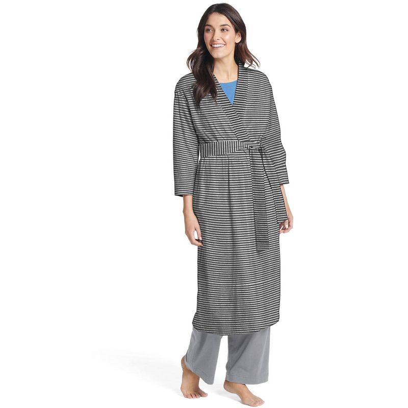 Jockey Women's Everyday Essentials 100% Cotton Long Robe, 1 of 3