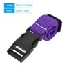 Unique Bargains Travel Outdoor Bag Luggage Packing Utility Strap with Buckle - 2 of 4