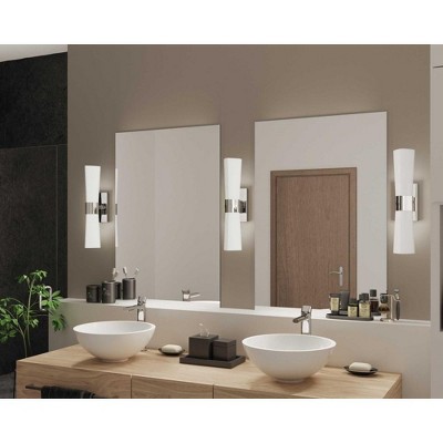 Zura Brushed Nickel 21" Modern Bath Vanity Light