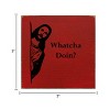Slickblue Rustic Jesus Quote Wall Sign 7x7 – Solid Wood Plaque for Shelf or Hanging, Funny Faith Decor, Color Options - 3 of 3