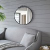 GlasFlength Decorative Wall Mirrors Baroque Inspired Full Length Mirror with Ornate Frame for Bathroom Living Room, Black, 30"*1.5"*32" - 4 of 4