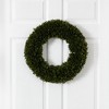 Nearly Natural 19.5-in Tea Leaf Wreath UV Resistant (Indoor/Outdoor) - 2 of 4