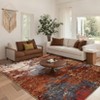 Washable Modern Abstract Living Room Rugs, Soft Non Slip Bedroom Dining Room Carpet, Stain Resistant Floor Rug for Kitchen Office - 2 of 4