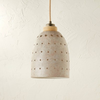 Ceramic Cutout Pendant White - Opalhouse™ designed with Jungalow™