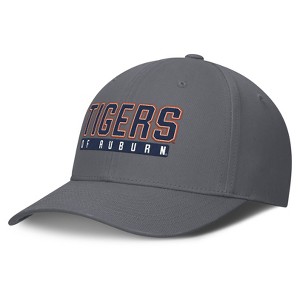 NCAA Auburn Tigers Cotton Twill Snapback Hat: Adjustable Solid Gray Twill Cap - 1 of 4