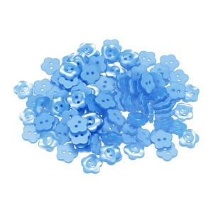 Unique Bargains Resin 2-Hole Craft Replacement Flower Sewing Buttons 150 Pcs - 1 of 4