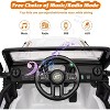 24V 2-Seater Ride-On Truck for Kids with Remote Control, 4x55W Motors, Soft Braking, Suspension, LED Lights - 4 of 4