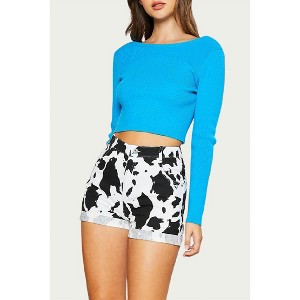 Women's OPEN-BACK CHAIN-TRIMMED TOP - Pretty Garbage - 1 of 2
